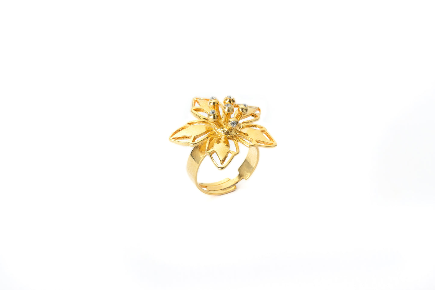 Flower Ring - Gold